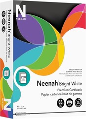 65 lb Bright White Card Stock – Perfect for Business Cards & Crafts