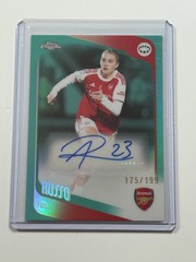 2025-26 Topps Chrome Women&rsquo;s UWCL Auto Aqua Alessia Russo 175/199