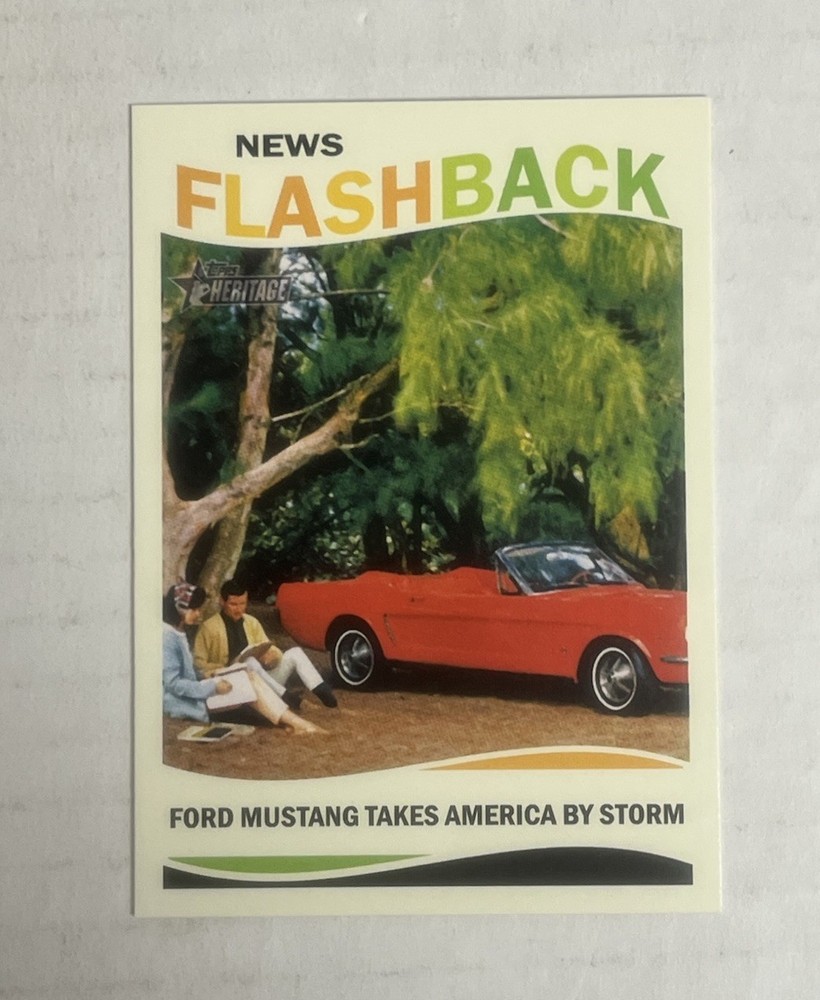 2013 Topps Heritage News Flashbacks Ford Mustang #NF-FM