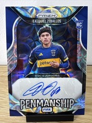 2025 Panini Prizm FIFA Exequiel Zeballos #P-EZ Penmanship Choice Prizms Auto
