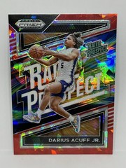 DARIUS ACUFF JR. 2024-25 Prizm Draft Picks Red Orange Green Purple Ice Wave Lot
