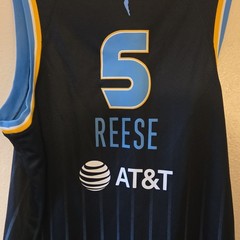 Nike Chicago Sky Reese #5 Women’s L Basketball Jersey Black Blue Yellow