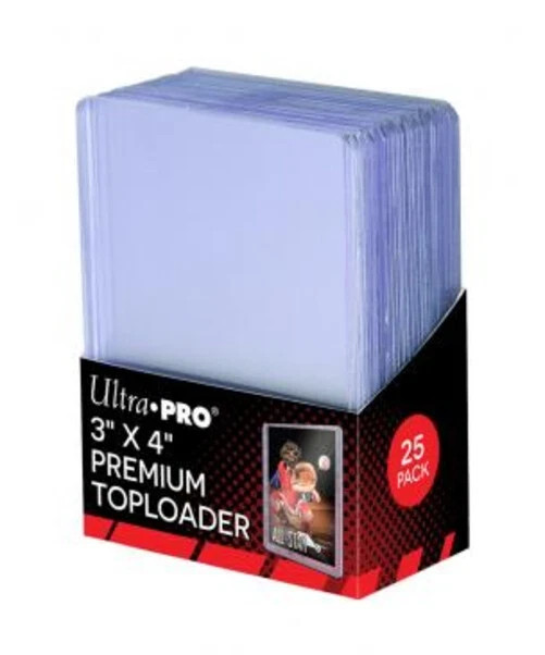 3&Prime; X 4&Prime; Ultra PRO PREMIUM Top Loaders 35pt Pack of 25 Toploaders Volume Discount