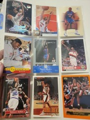 9 NBA Basketball Trading Cards Rasheed Wallace Blazers Sixers Pistons Upper Deck