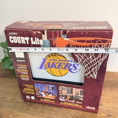 NOMA NBA Hanging Court Lite Los Angeles Lakers Man Cave Vintage
