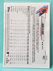 Zach Plesac # 403 2021 Topps Blue Stars SP /299