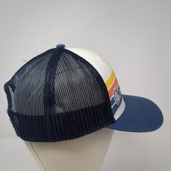 Gonzaga Bulldogs NCAA &rsquo;47 Trucker Hat Blue White Retro Stripe One Size Snapback
