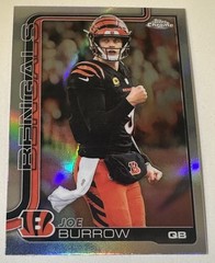 JOE BURROW #61 Cincinnati Bengals 2025 Topps Chrome *REFRACTOR* Card (NM-MT)