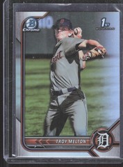 2022 1st Bowman Draft Refractor Troy Melton #BDC-118 Tigers