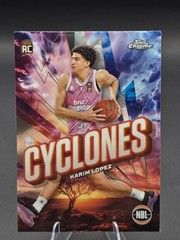 Topps 2024-25 Chrome NBL Karim Lopez New Zealand Breakers #C-11 Cyclones RC