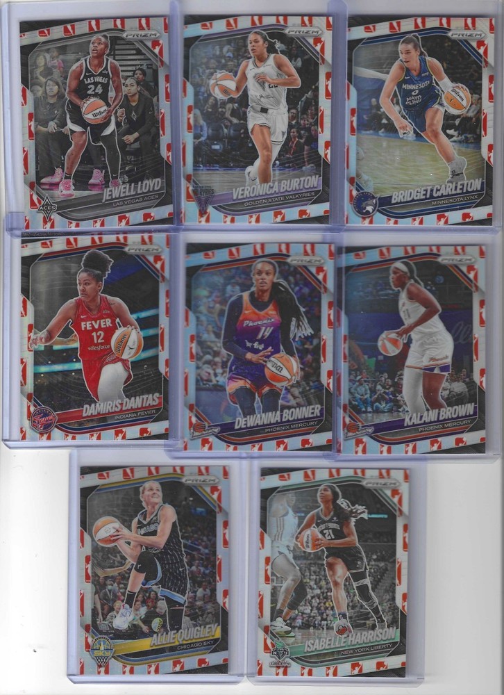 2025 Panini Prizm WNBA Logo Prizm Lot of 15! See Description!