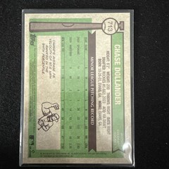 2025 Topps Heritage #713 High Number Blue Sparkle SP Chase Dollander Rookie Card