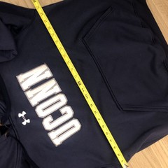 University Connecticut UCONN HUSKIES Pullover Hoodie Sweatshirt Blue Mens Large