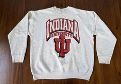 Indiana Hoosiers Fruit Of The Loom NCAA Sweatshirt Size XXL Vintage