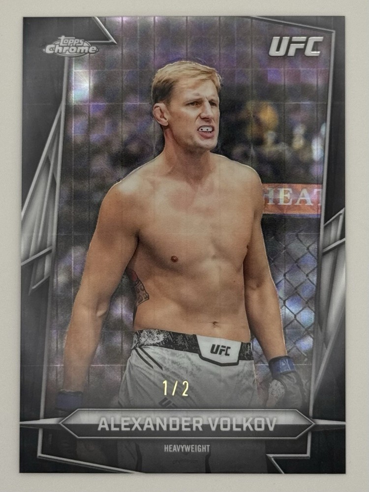 Alexander Volkov 2026 Topps Chrome Black Geomatic Refactor /2