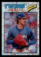 2026 Topps Heritage #255 Joe Ryan Chrome Silver Sparkle Refractors