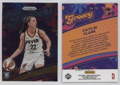 2024 Panini Prizm WNBA Groovy Caitlin Clark #13 Rookie RC 7m3