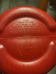 Vintage Slim Jim Coleman 1/2 Gallon Water Jug NASCAR #44 David Green 5590