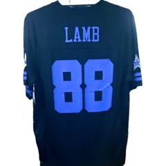 Dallas Cowboys (2024-2025) Ceedee Lamb NFL Jersey Adult Mens L Black Blue NEW