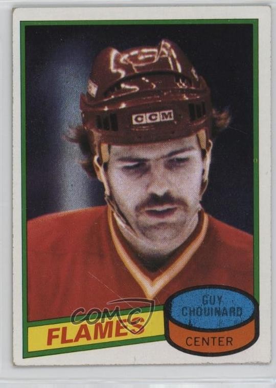 1980-81 Topps Scratched Guy Chouinard #45 1g62