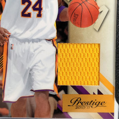 /249 Kobe Bryant Patch Game Worn SGC 9.5 2010-11 Prestige Stars NBA Material #7