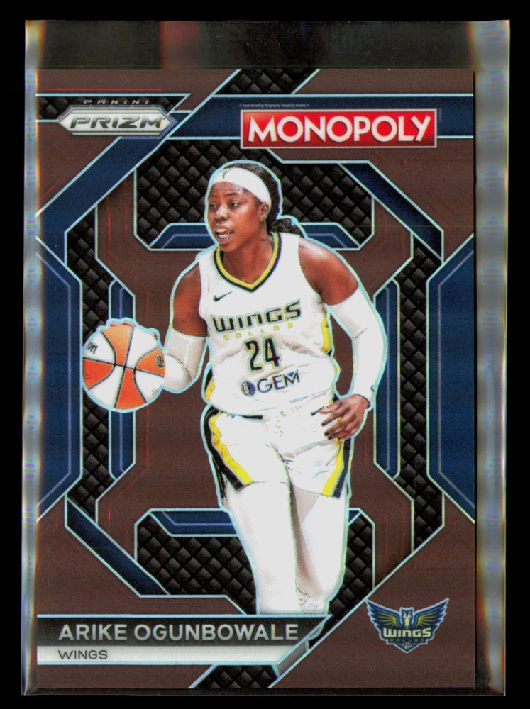2024 Panini Prizm Monopoly WNBA #WNBA14 Arike Ogunbowale All-Star Brown #/249