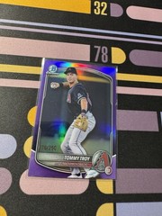 2025 Bowman Draft Tommy Troy Chrome Purple Refractor /250 Diamondbacks