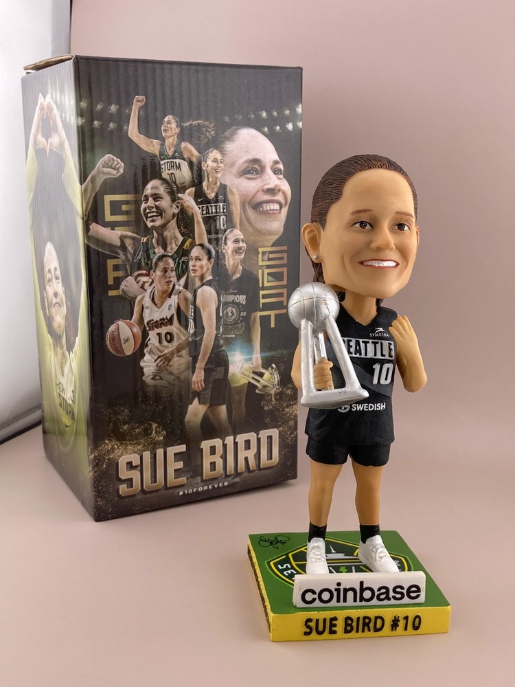 Sue Bird Bobblehead Retirement #10 06/11/2023 Seattle Storm WNBA Coinbase