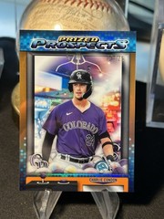 Bowman Chrome Charlie Condon Prized Prospects Orange Refractor /25 Rockies