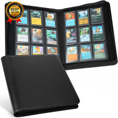 Toploader Storage Binder 9 Pocket Ringless Side Loading, Fits 288 Standard 3&Prime;×4&Prime;