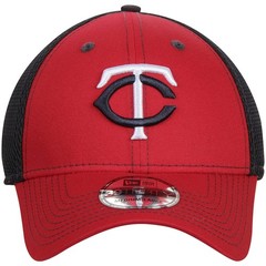 Rare NWT Authentic MLB Minnesota Twins Neo Red & Navy New Era 39Thirty Flex Hat