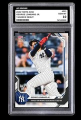 2026 Topps NOW George Lombard Jr. Rookie Card #521 Yankees Debut Mint Graded 10