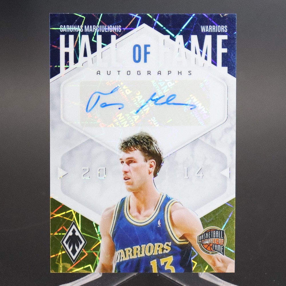2023-24 Panini Phoenix Sarunas Marciulionis Hall of Fame Autographs /99 HFA-SMC