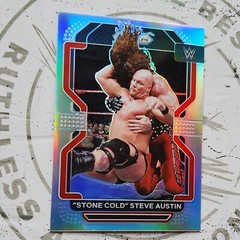 SCSA 2022 Panini Prizm Silver STONE COLD STEVE AUSTIN #192 WWE