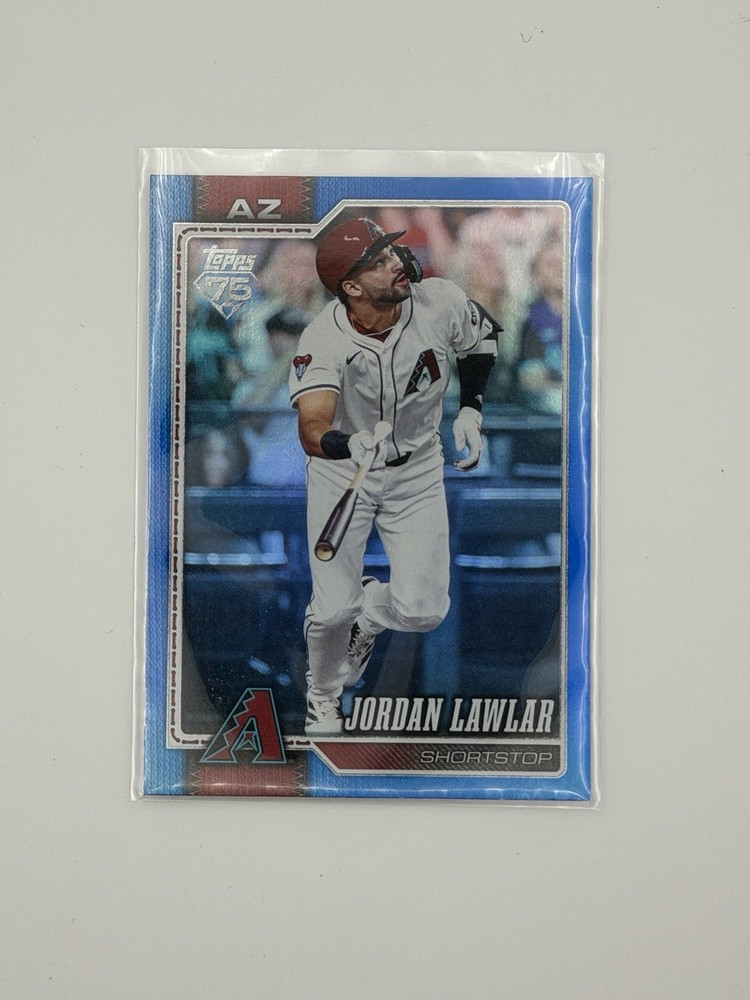2026 Topps Series Two Jordan Lawlar #397 Blue Refractor /150 Diamondbacks B1524