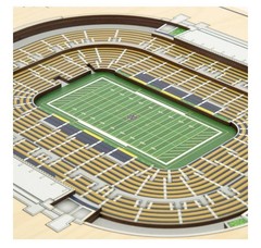 Official Stadium Views 3D Replica Notre Dame Stadium Home of The Fighting Irish