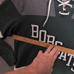 Ohio Bobcats Jacket Adult Medium Green Pullover Stitched Logo Champion NCAA Mens