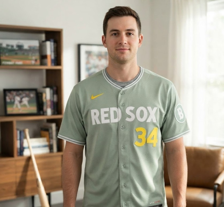 David Ortiz #34 Boston Red Sox 2025 City Connect Jersey Green Monster NEW