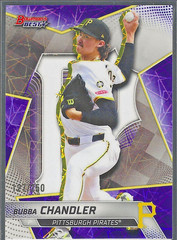 Bubba Chandler 2025 Bowman&rsquo;s Best – Top Prospects #TP-9 Purple Lazer /250
