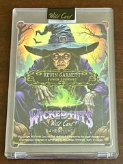 Wild Card Wicked Hits Kevin Garnett 1/1 Power Forward One of One Basketball