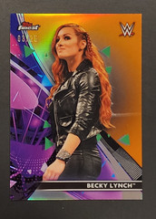 Becky Lynch 03/25 – 2021 Topps Finest WWE Orange Refractor