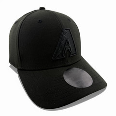 New Era Arizona Diamondbacks MLB All Blackout Blacked Out 39Thirty Flex Fit Hat