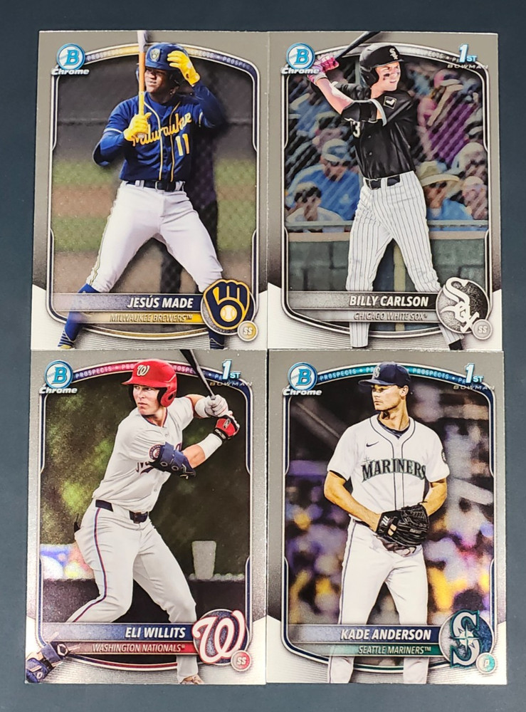 2025 Bowman Draft CHROME Propsects BCP1-BCP200 You Pick – 2 Card Minimum