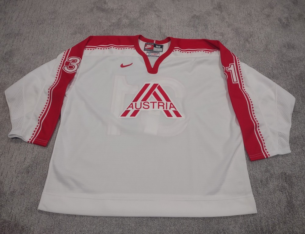 Authentic Nike Team Austria IIHF #31 Hockey Jersey Size 58