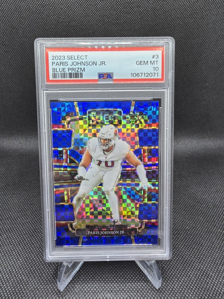 2023 Panini Select – Concourse Paris Johnson Jr. #3 Blue Prizm /199 (RC)