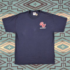 Vintage Gonzaga Bulldogs Hockey Shirt Size Medium – Large NCAA College Bulldog`s