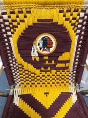WASHINGTON REDSKINS OEM FOLDING LAWN CHAIR EXTREMELY RARE!