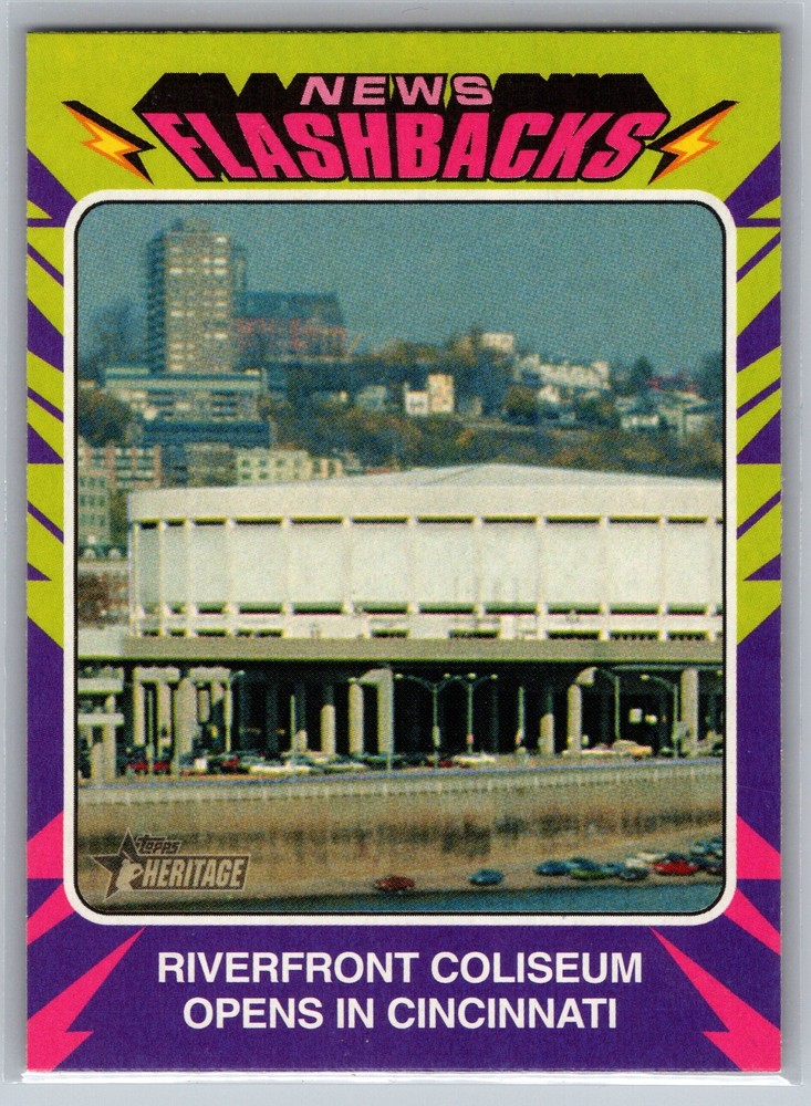 2024 Topps Heritage Riverfront Coliseum News Flashbacks #NF-13