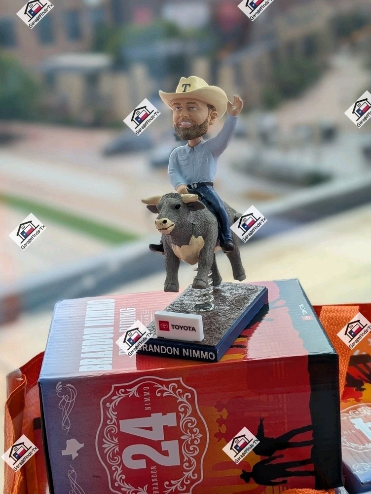 Brandon Nimmo Bull Riding Texas Rangers Bobblehead 6/7/26