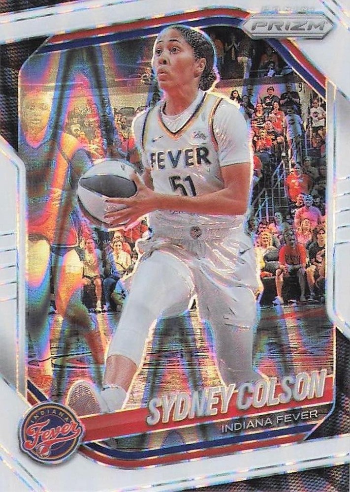 2025 Panini Prizm WNBA #1 Sydney Colson White Seismic Prizms